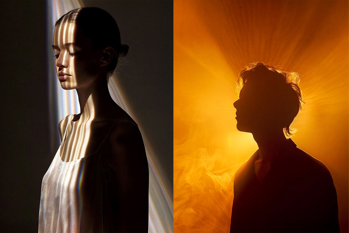 Backlight silhouettes 5