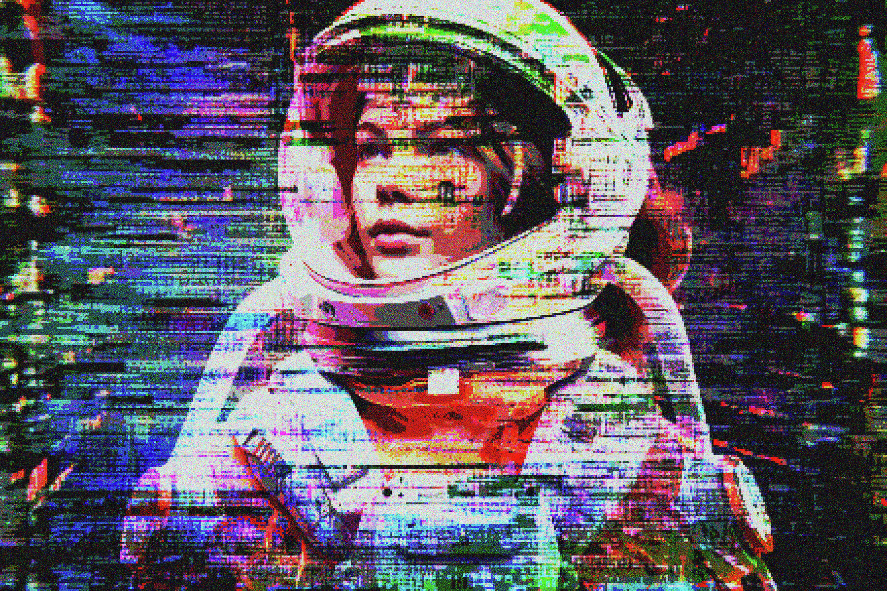 Glitch Pixels Screen Photo Effect 2