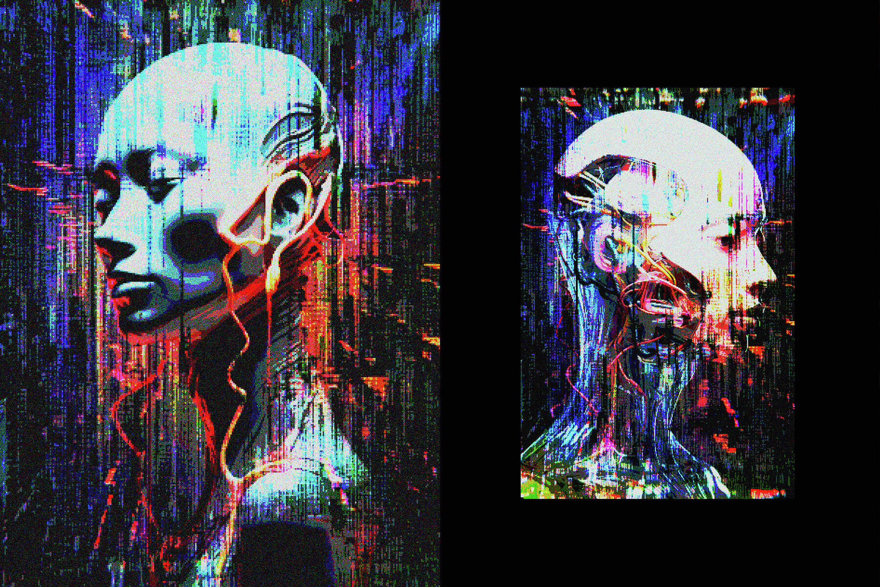 Glitch Pixels Screen Photo Effect 3