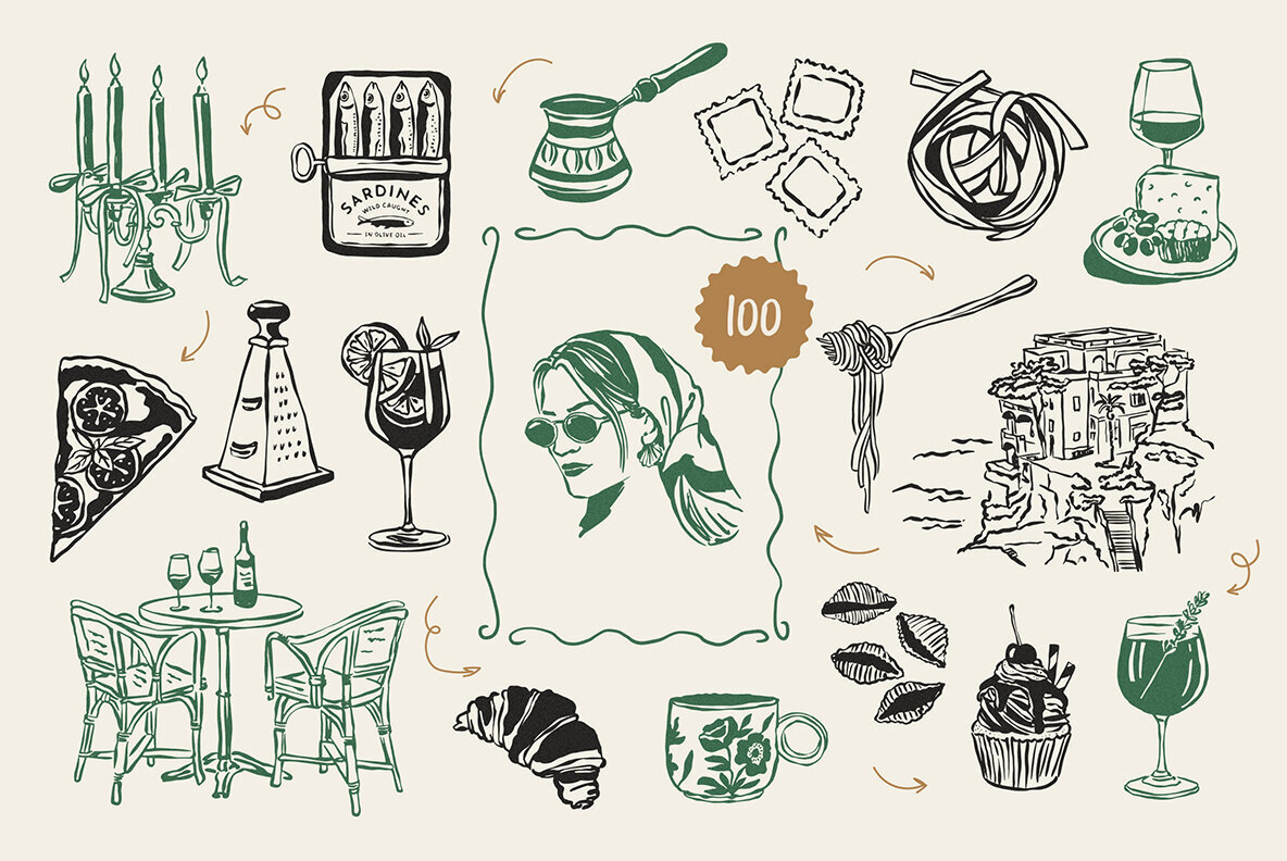 La Dolce Vita Illustrations 3