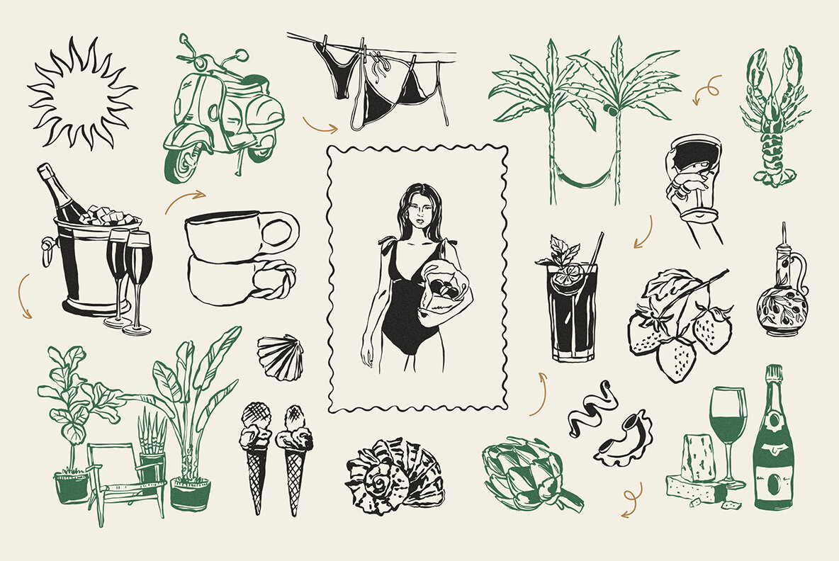 La Dolce Vita Illustrations 7