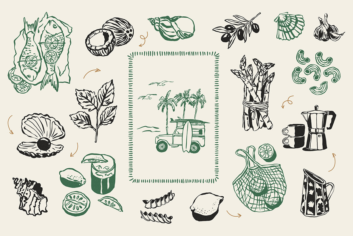 La Dolce Vita Illustrations 9