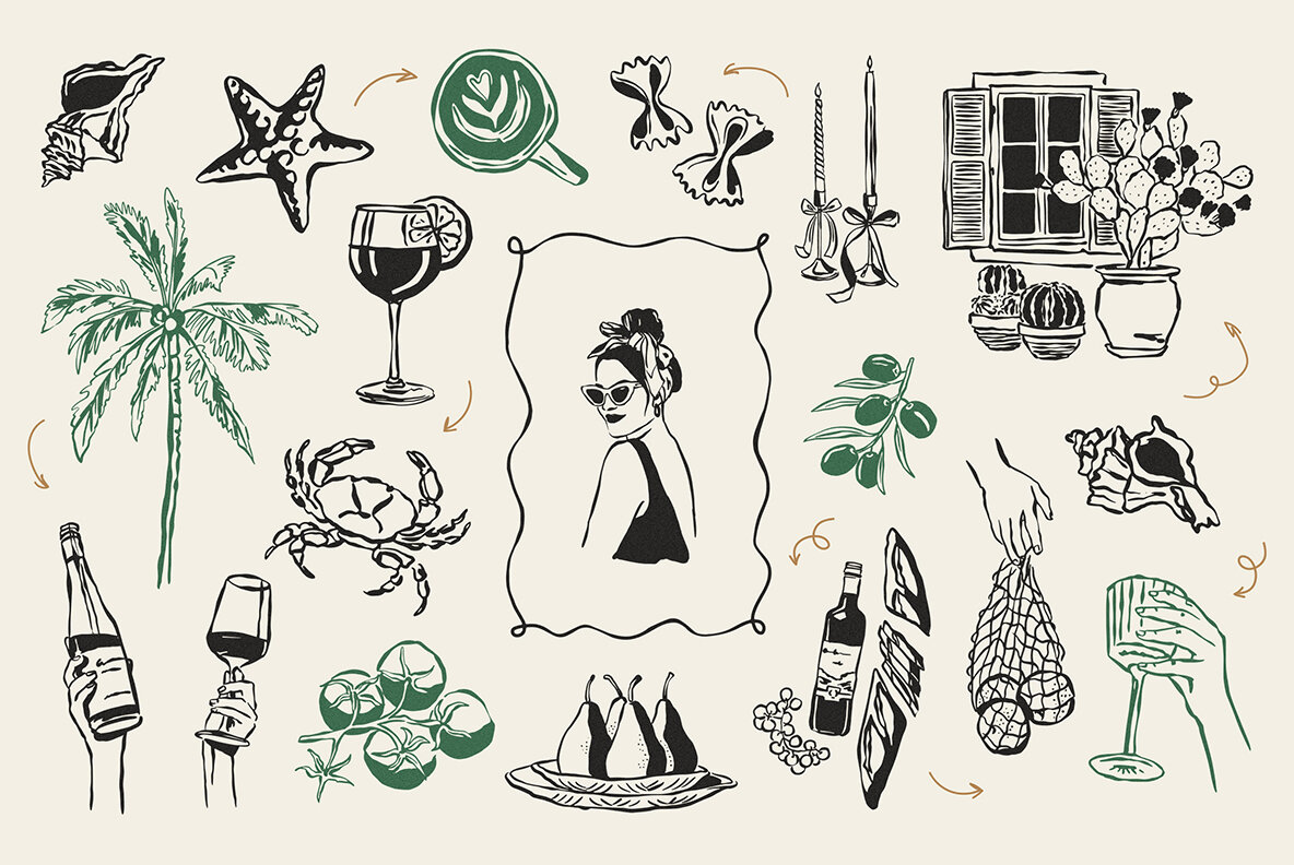 La Dolce Vita Illustrations 13