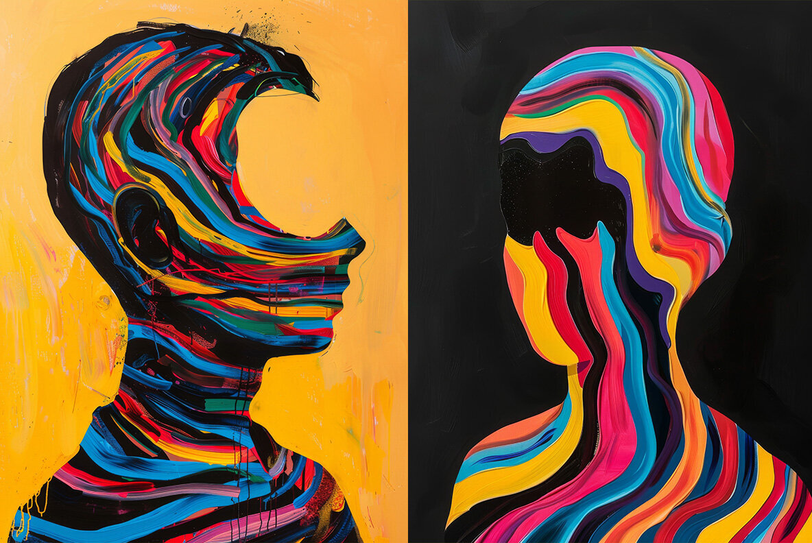 Paint splash faces 2