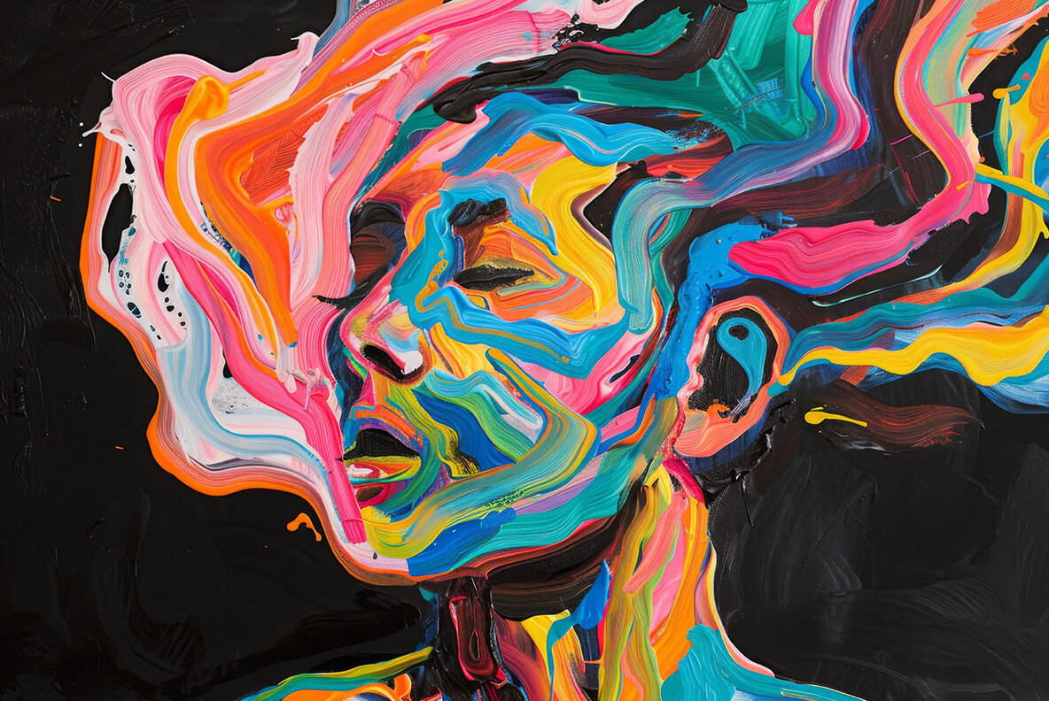 Paint splash faces 3