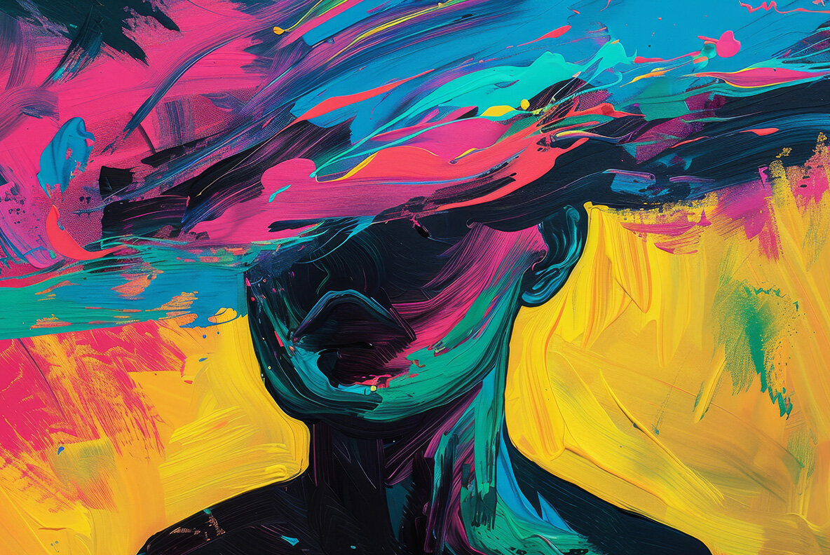 Paint splash faces 8