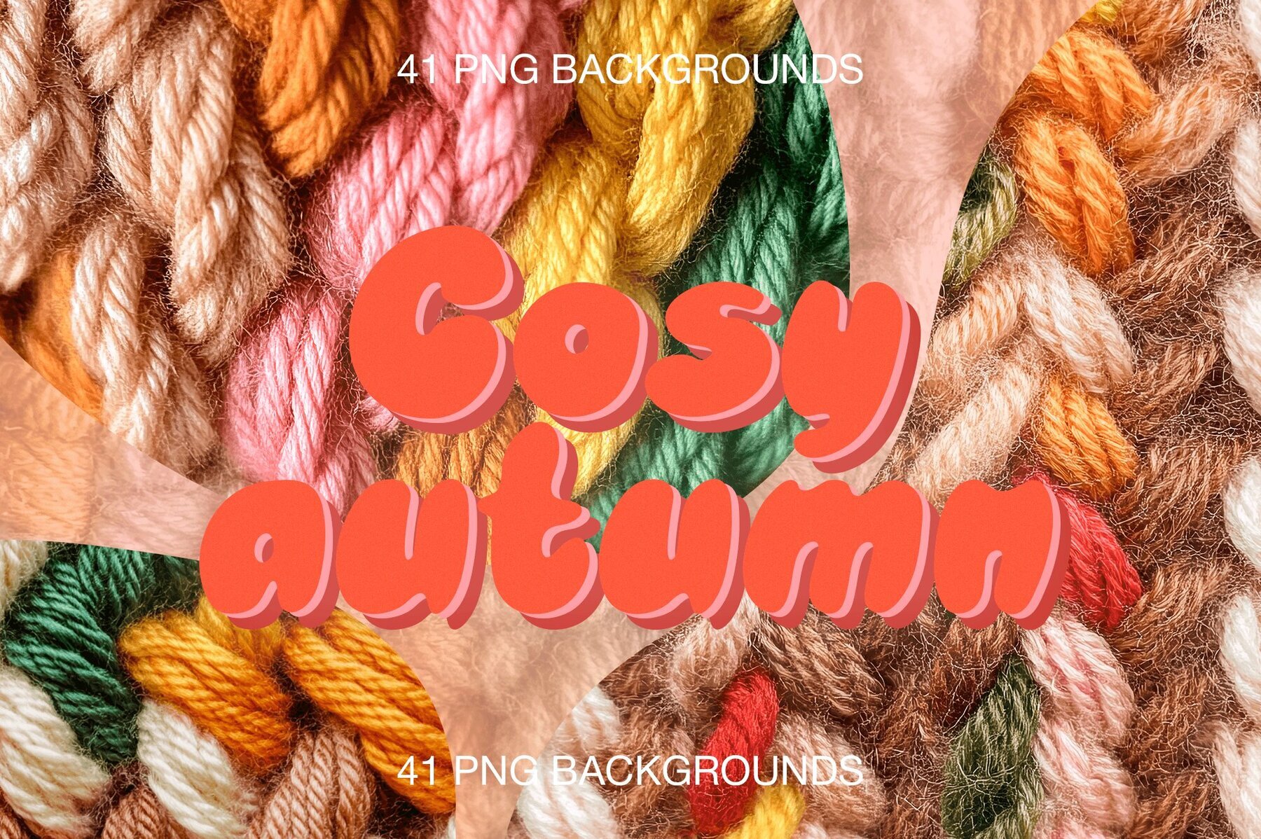 Cosy Autumn   Bold Knitting Backgrounds 1