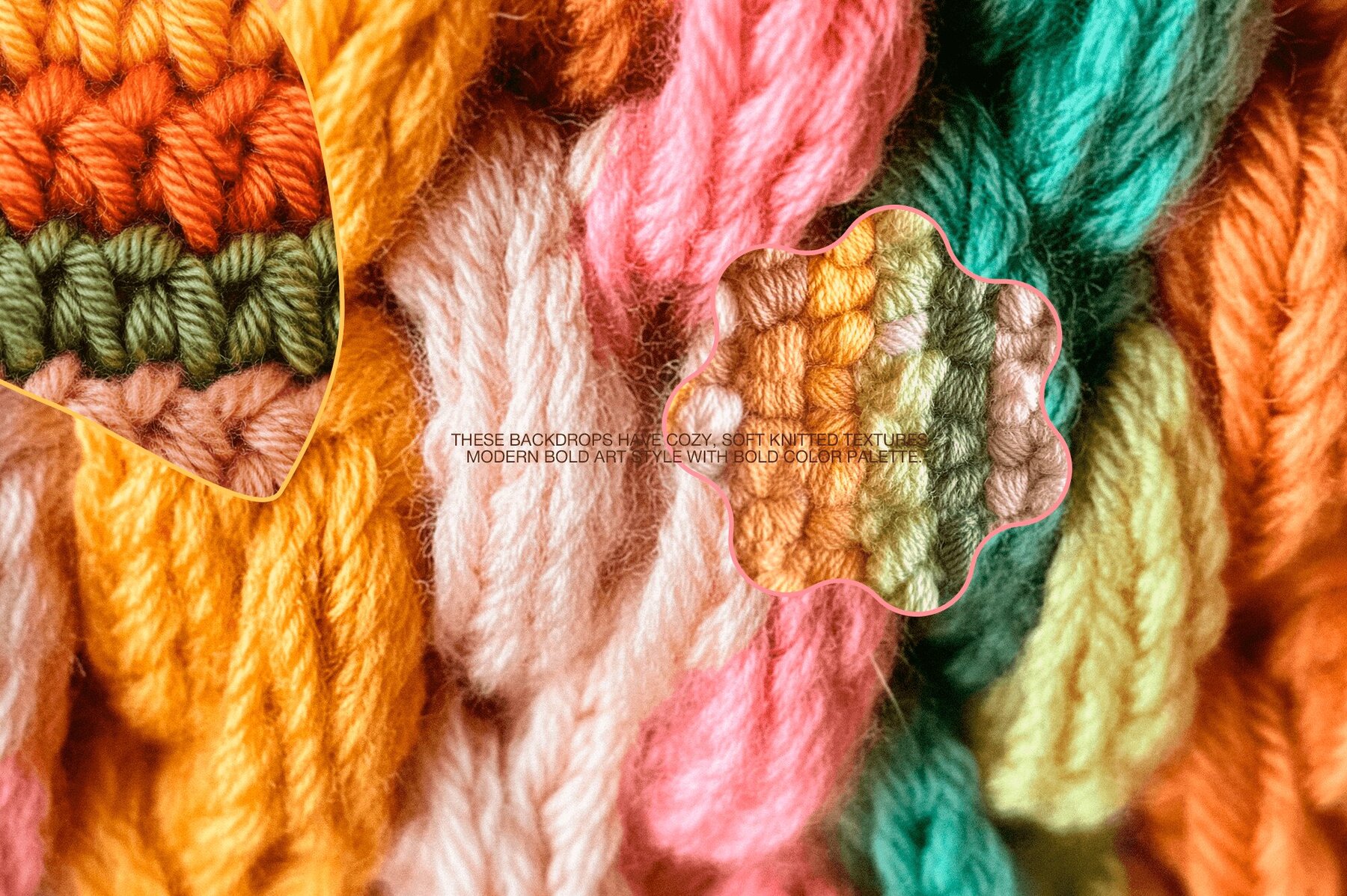 Cosy Autumn   Bold Knitting Backgrounds 8