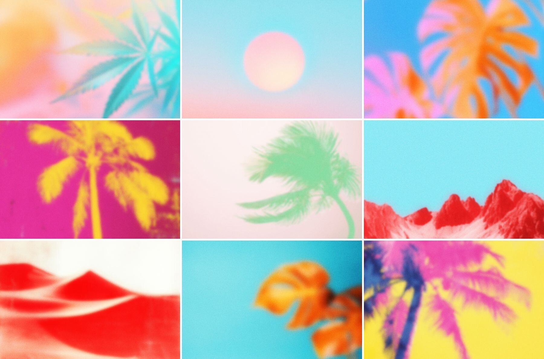 30 Exotic Botanical Gradient Textures 2
