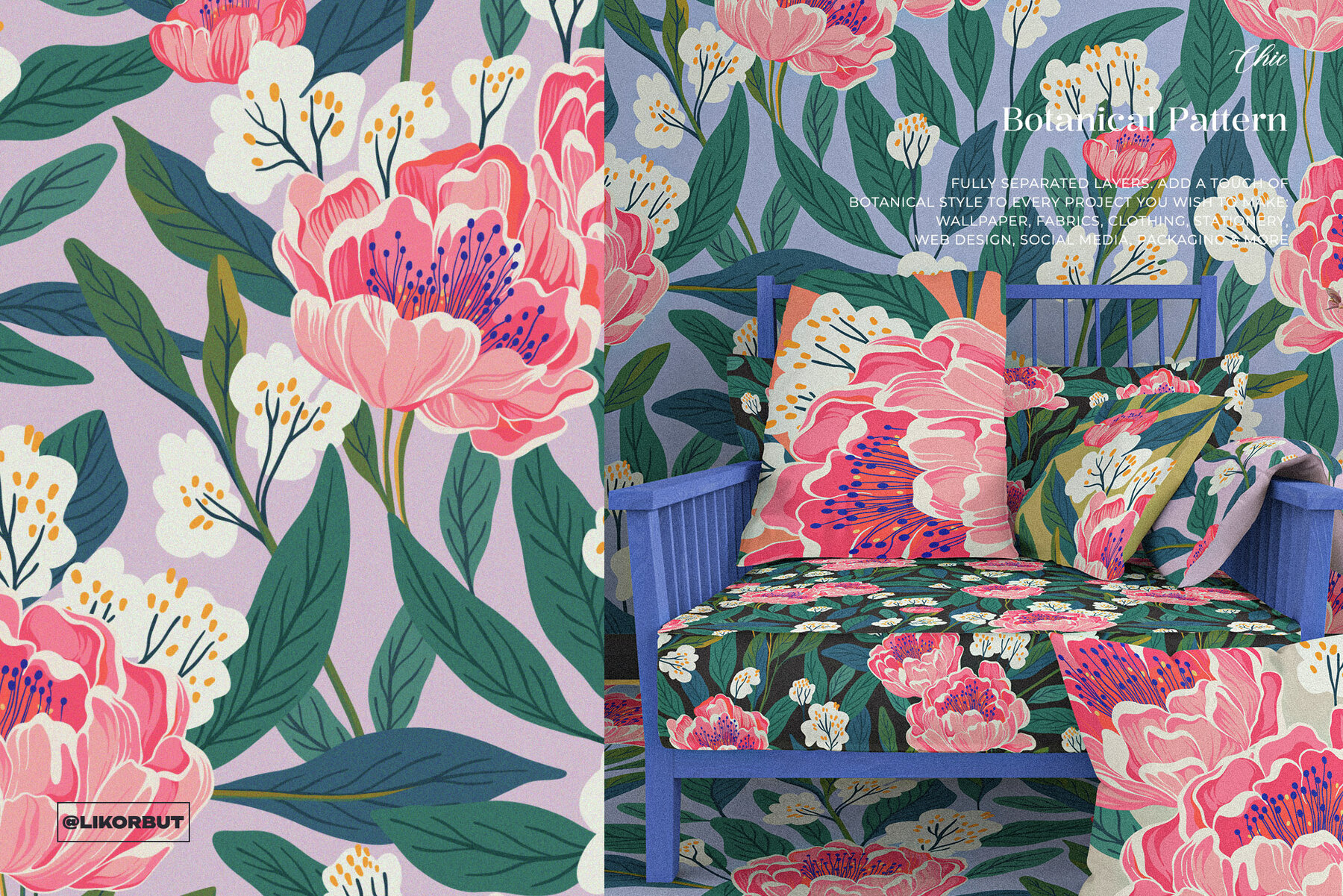 Nook Floral Pattern and Graphics 7