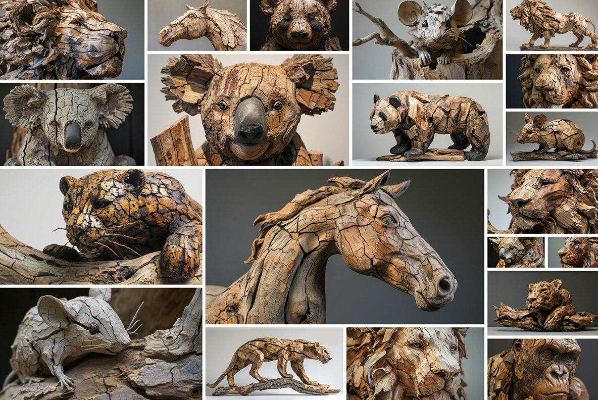 Wooden animals 6