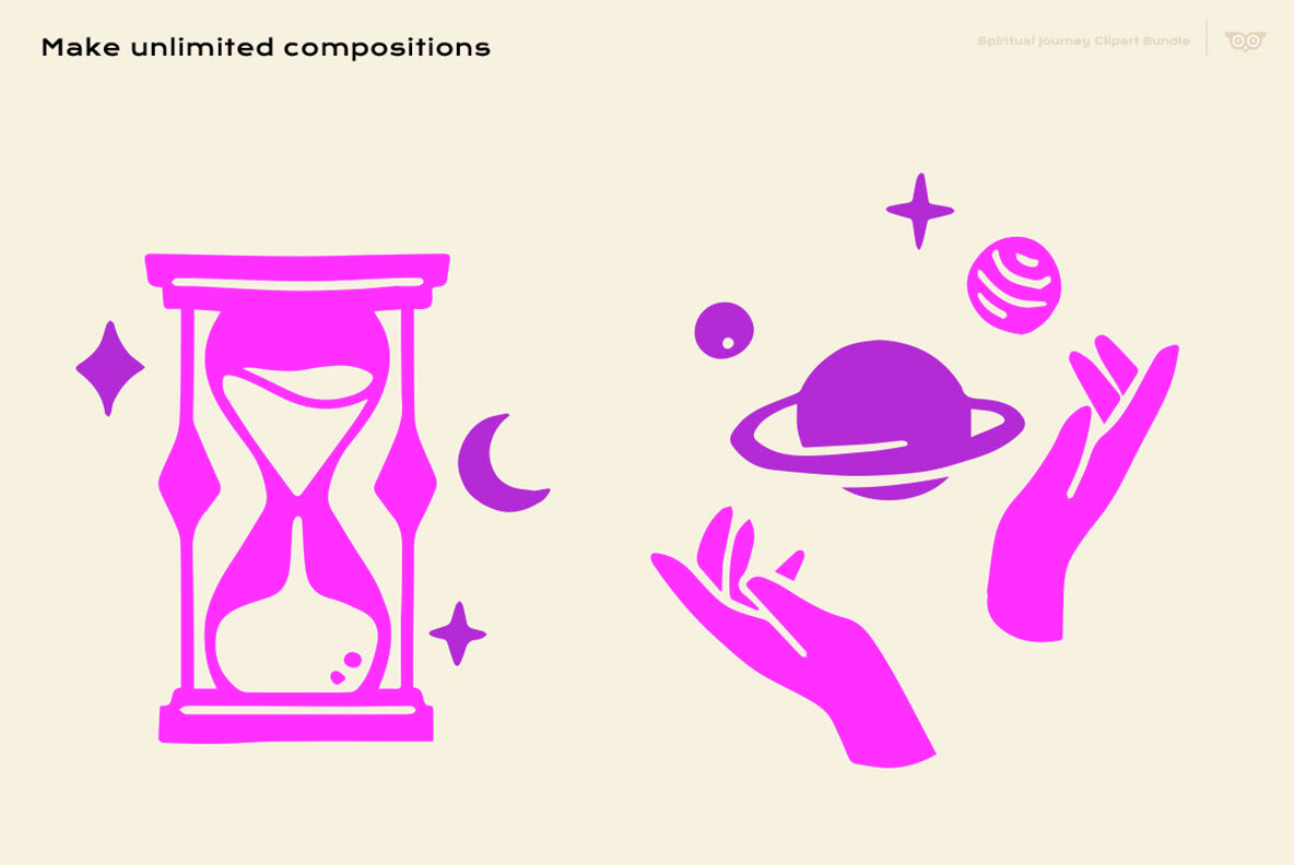 Spiritual Journey Clipart Bundle 5