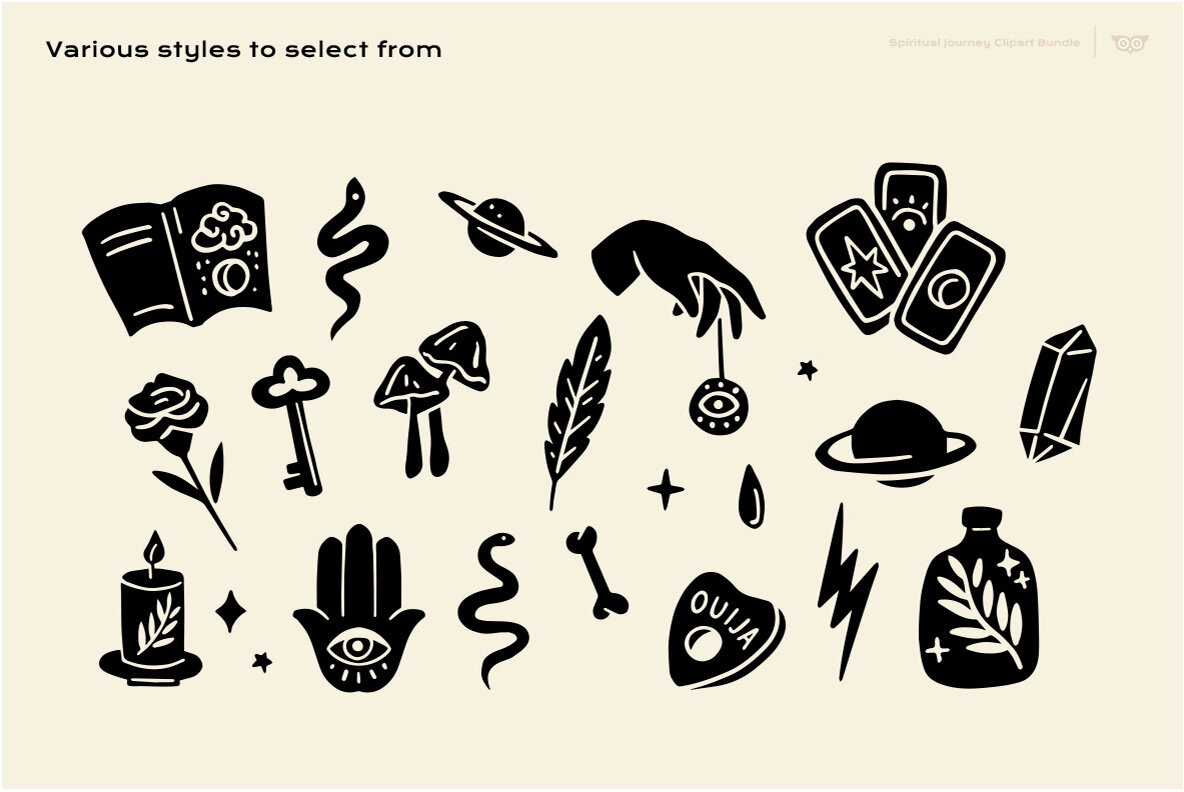 Spiritual Journey Clipart Bundle 7