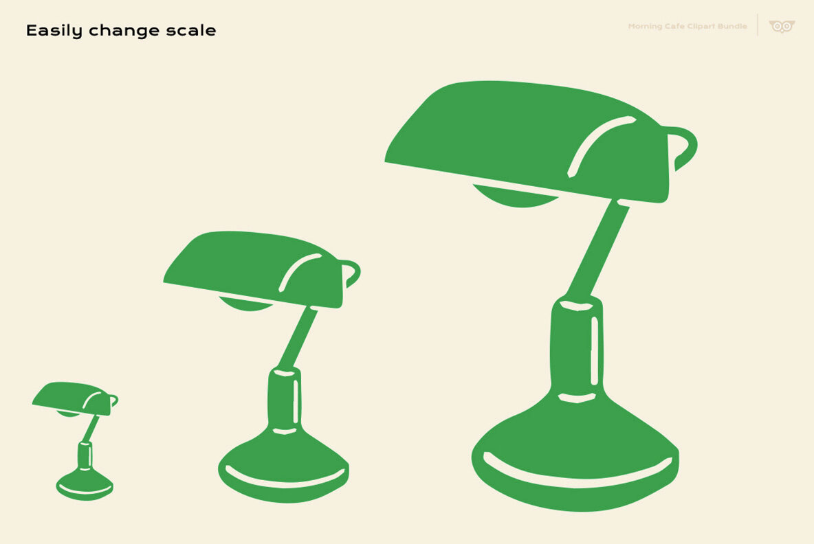 Morning Cafe Clipart Bundle 4