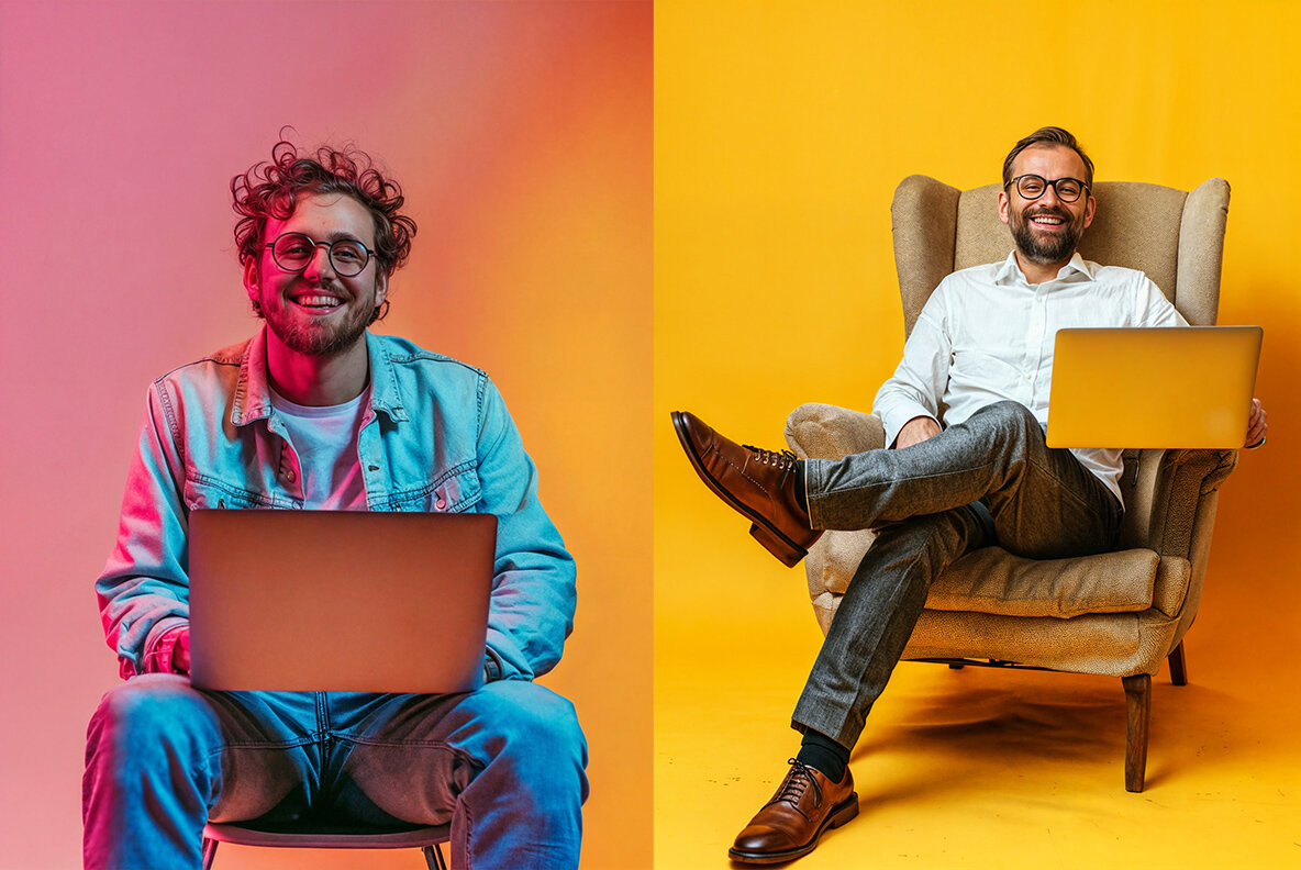 People with laptops 10