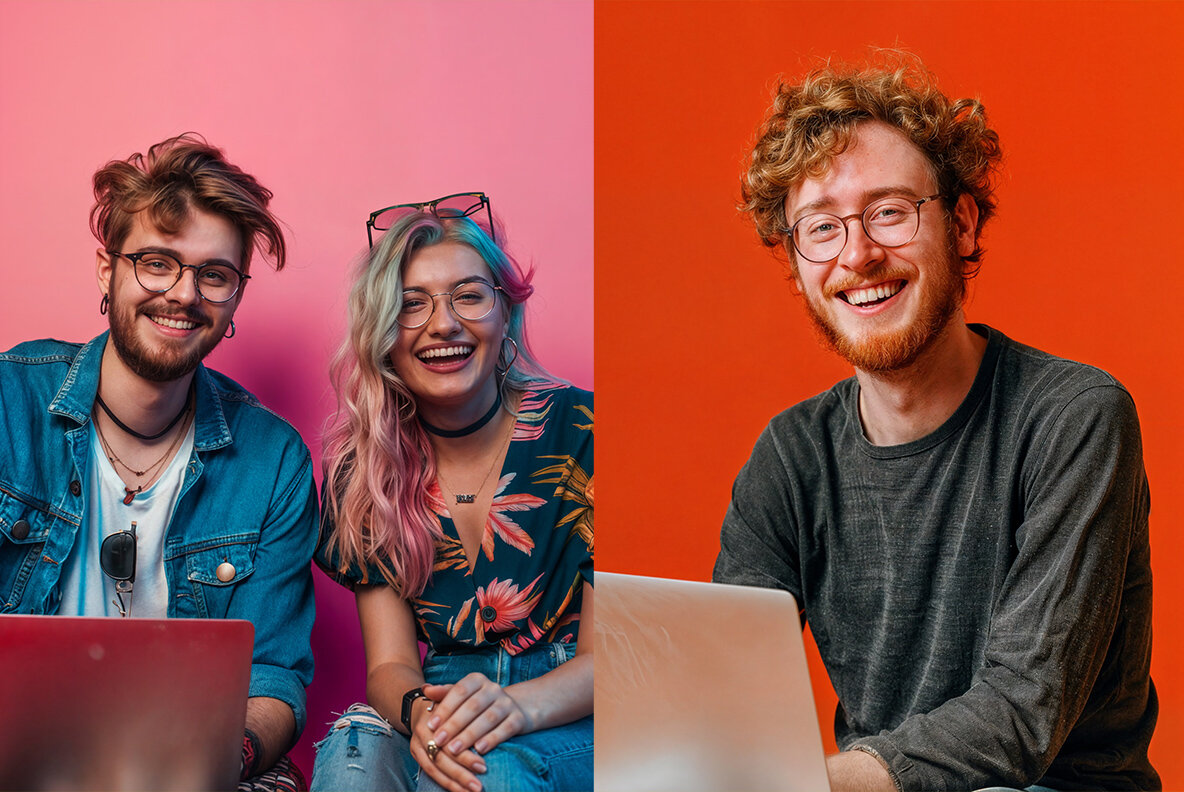 People with laptops 13