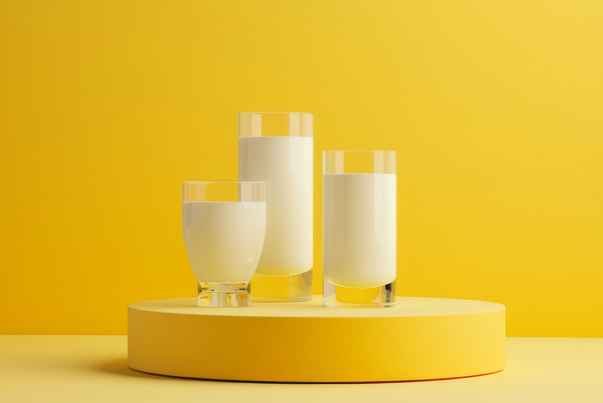 Milk glasses 3