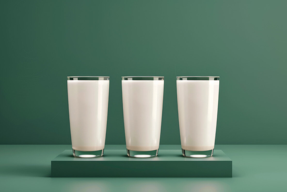 Milk glasses 5