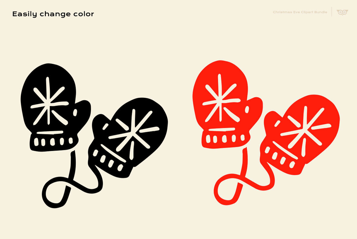 Christmas Eve Clipart Bundle 3