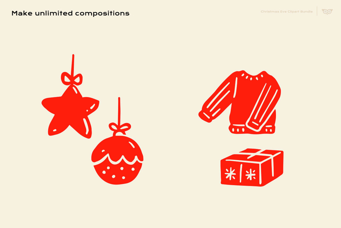 Christmas Eve Clipart Bundle 5