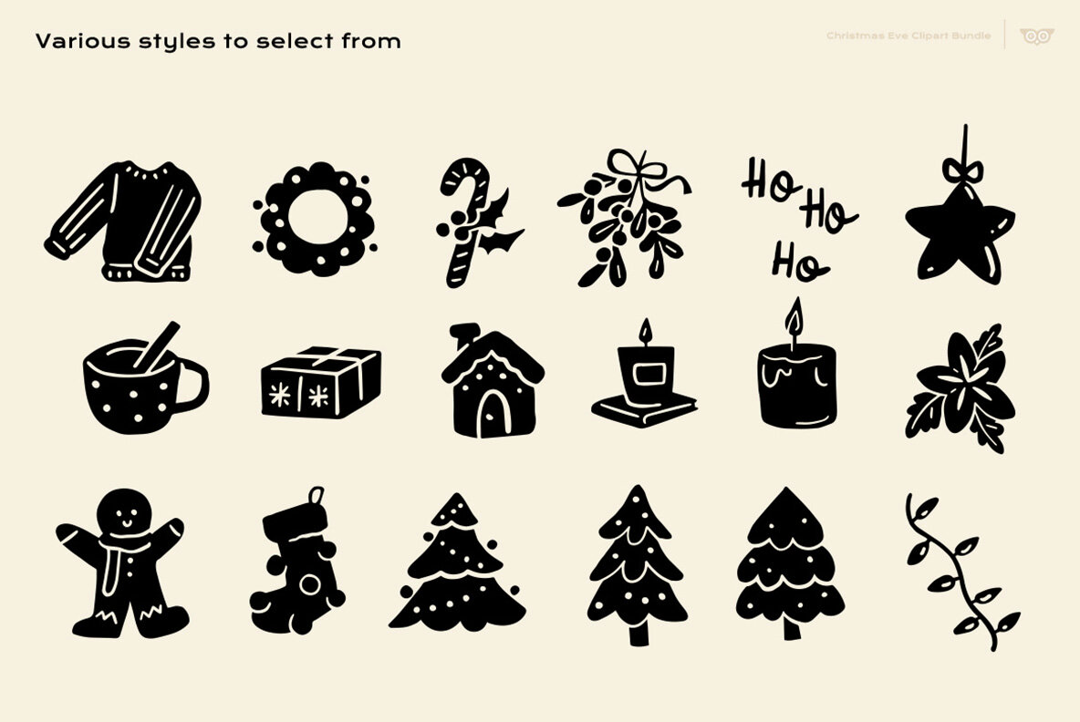 Christmas Eve Clipart Bundle 7