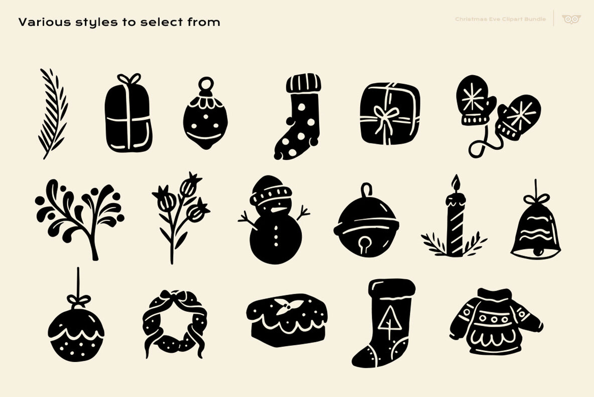 Christmas Eve Clipart Bundle 9