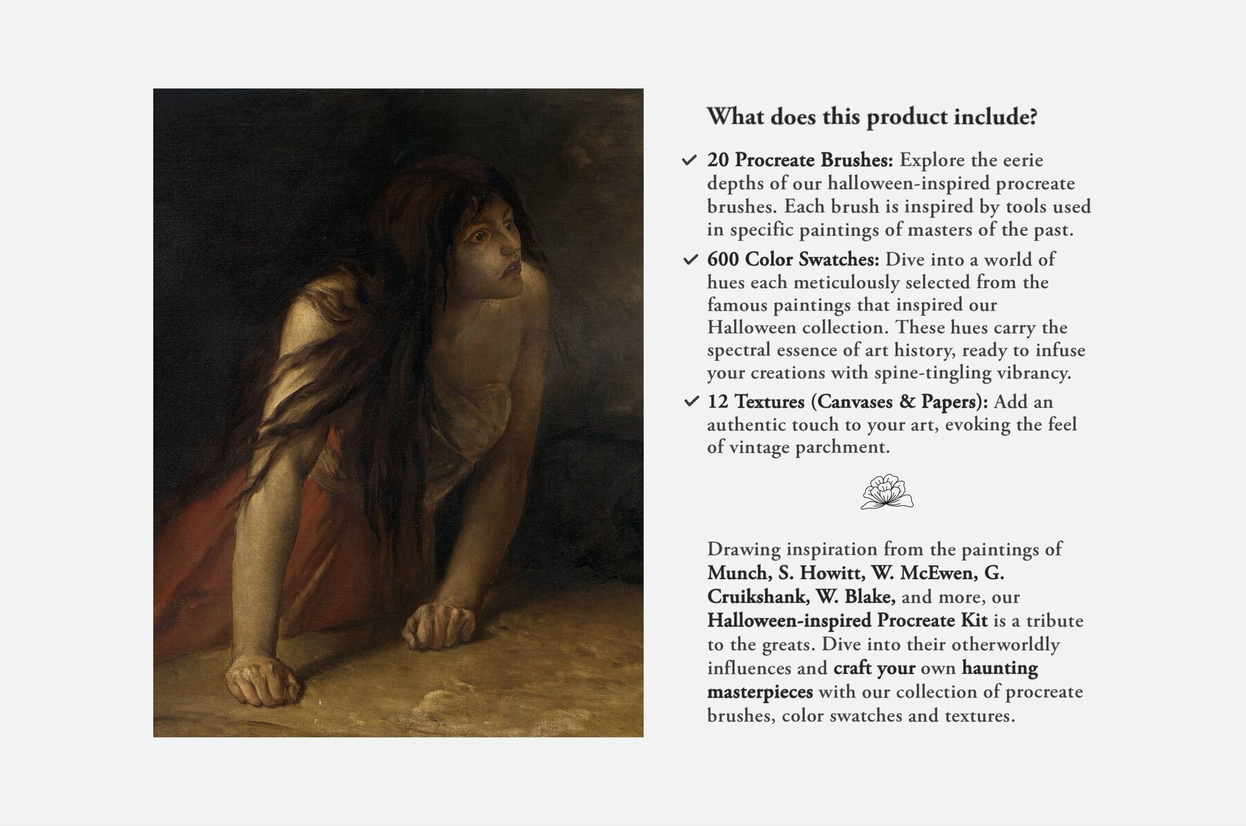 The Halloween 2024   Procreate Kit 3
