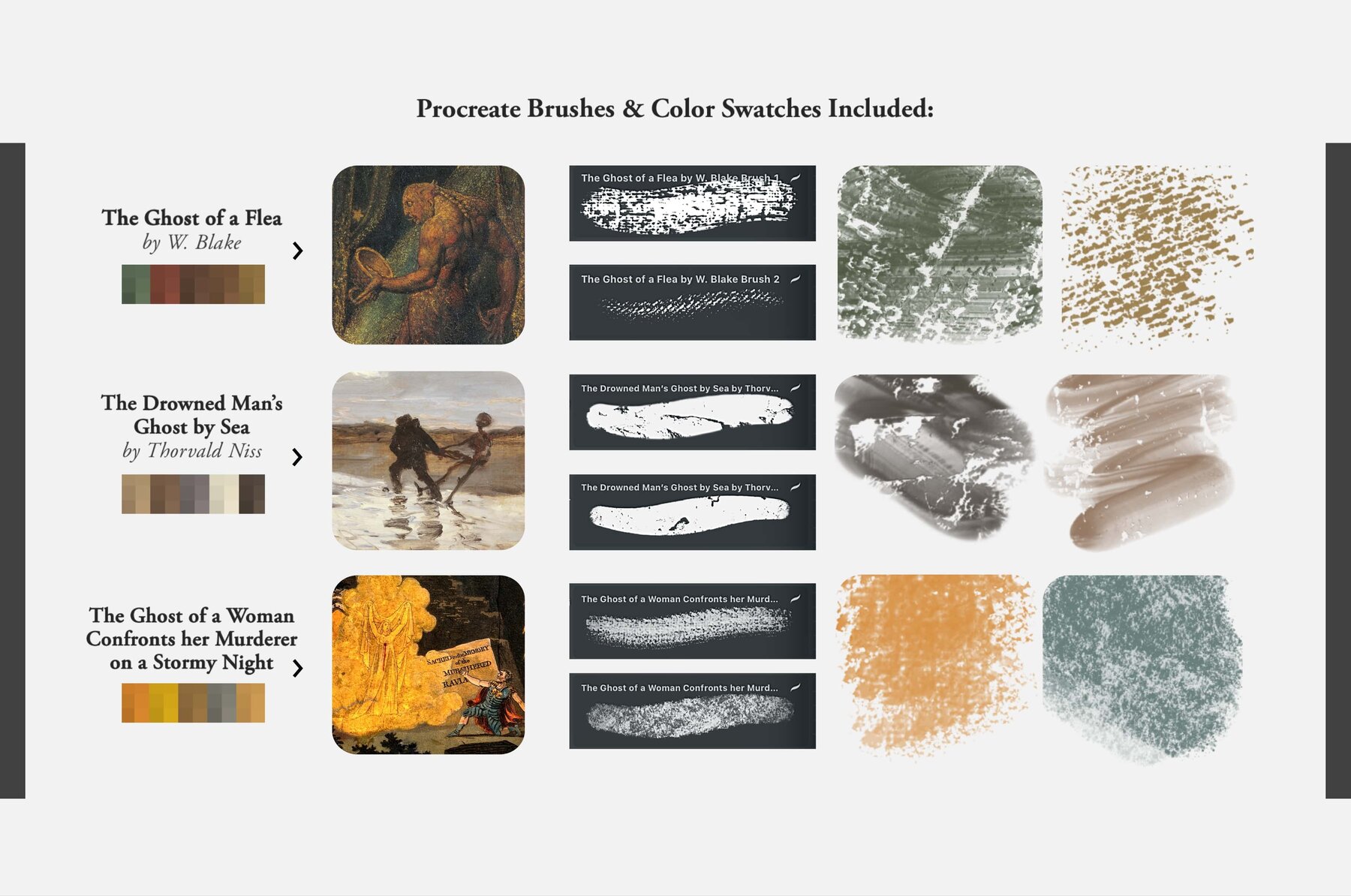 The Halloween 2024   Procreate Kit 4