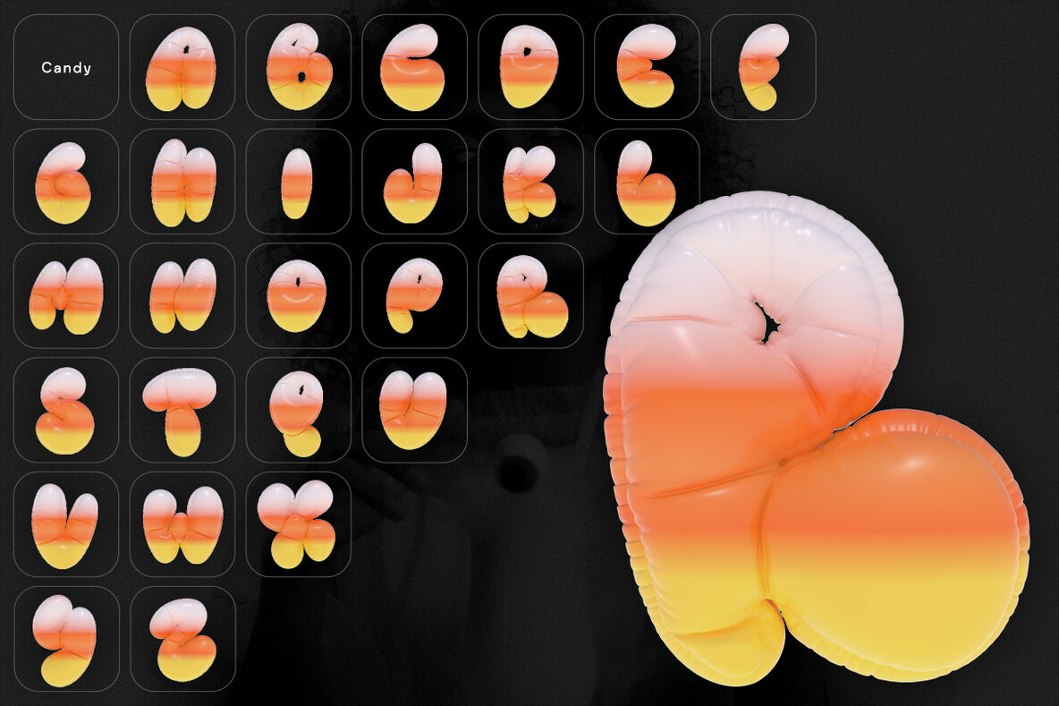 Tricks   Inflated Halloween Letters 5