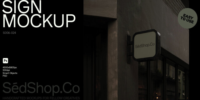 Sign Mockup S006 024