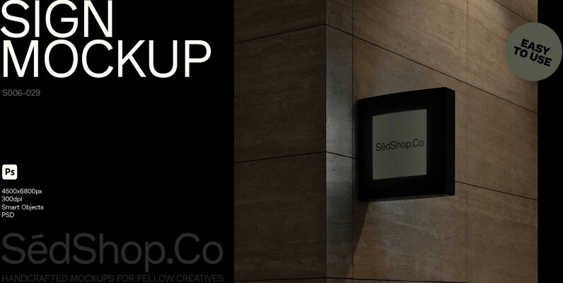 Sign Mockup S006 029