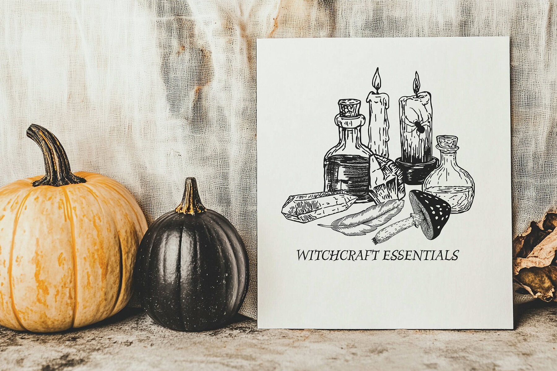 Whimsy Halloween Vector illustration 9
