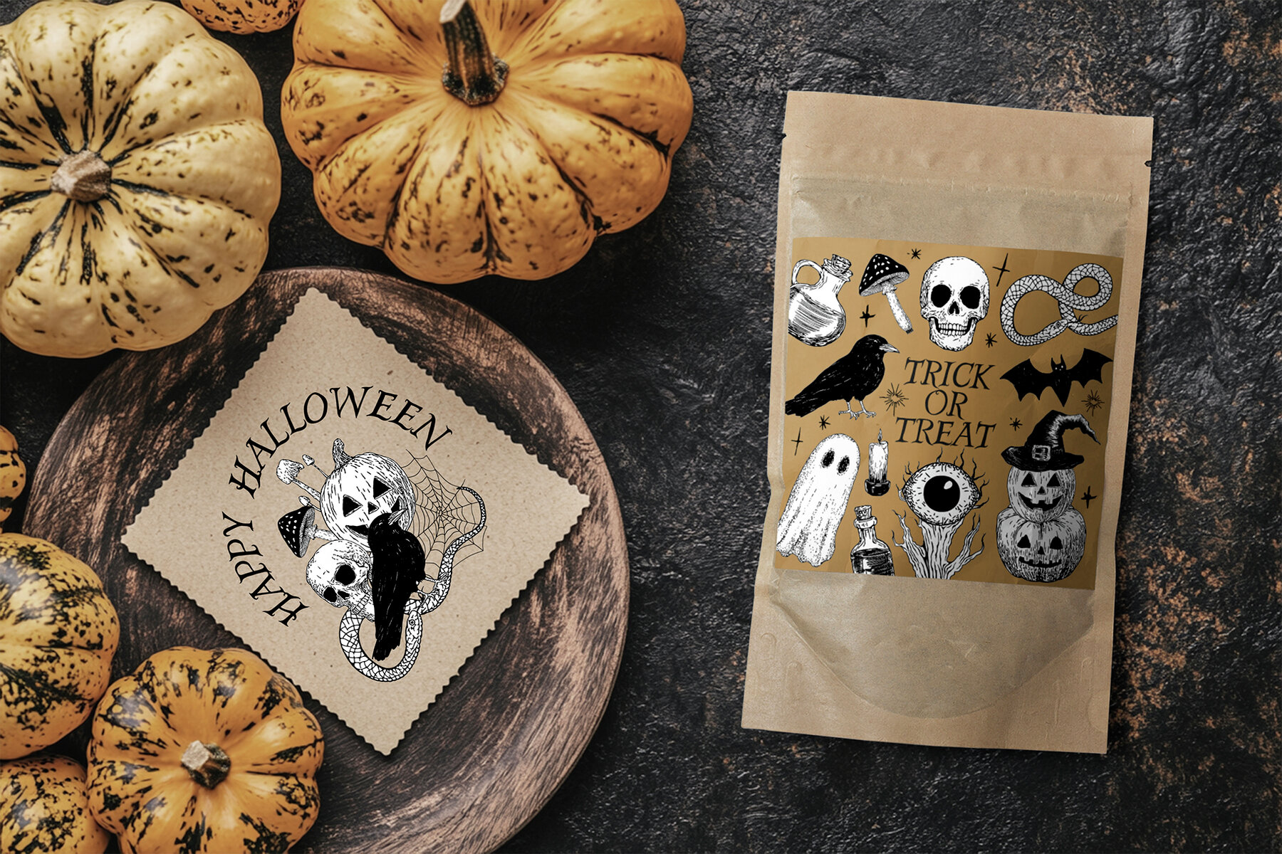 Whimsy Halloween Vector illustration 10