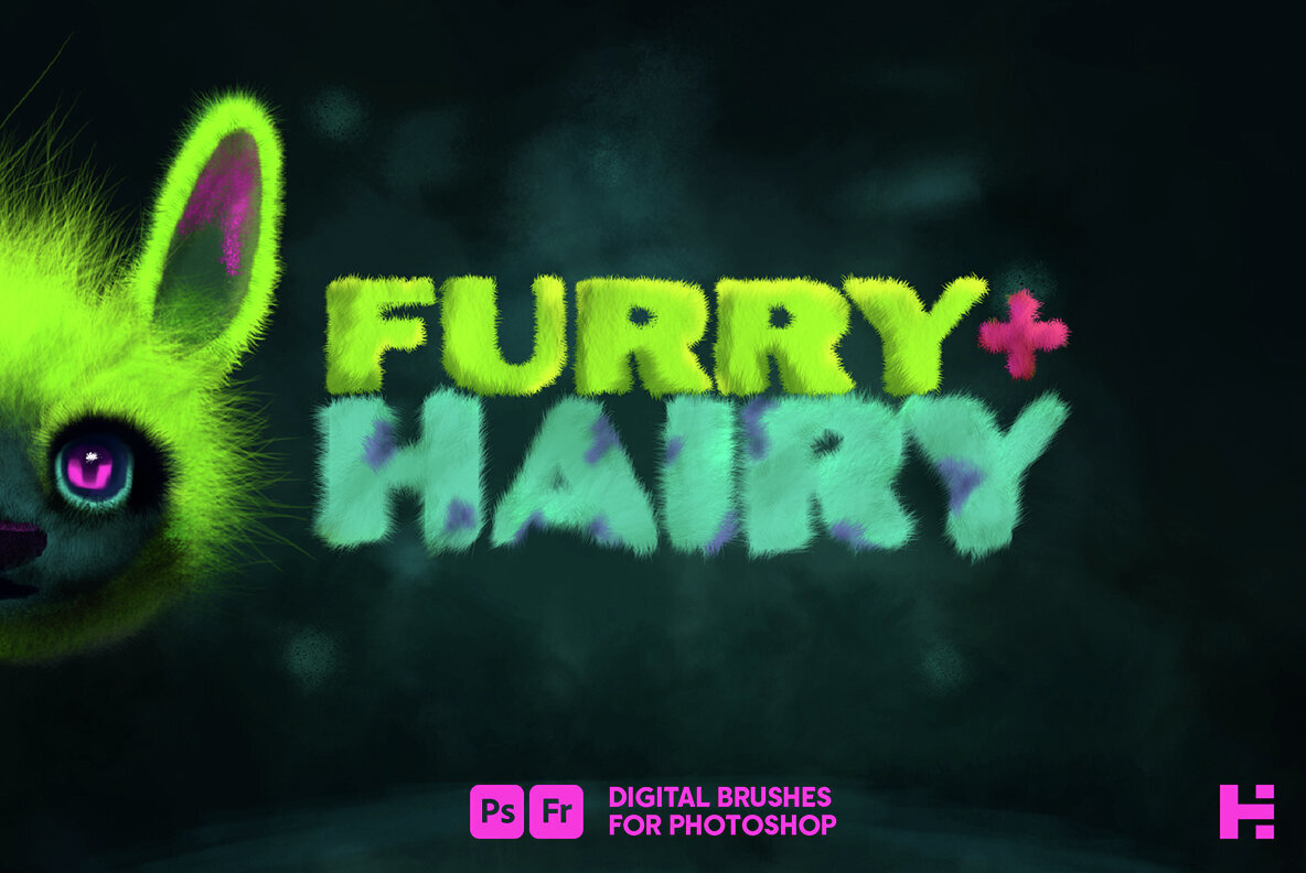 Furry and Hairy Photoshop Brushes 1