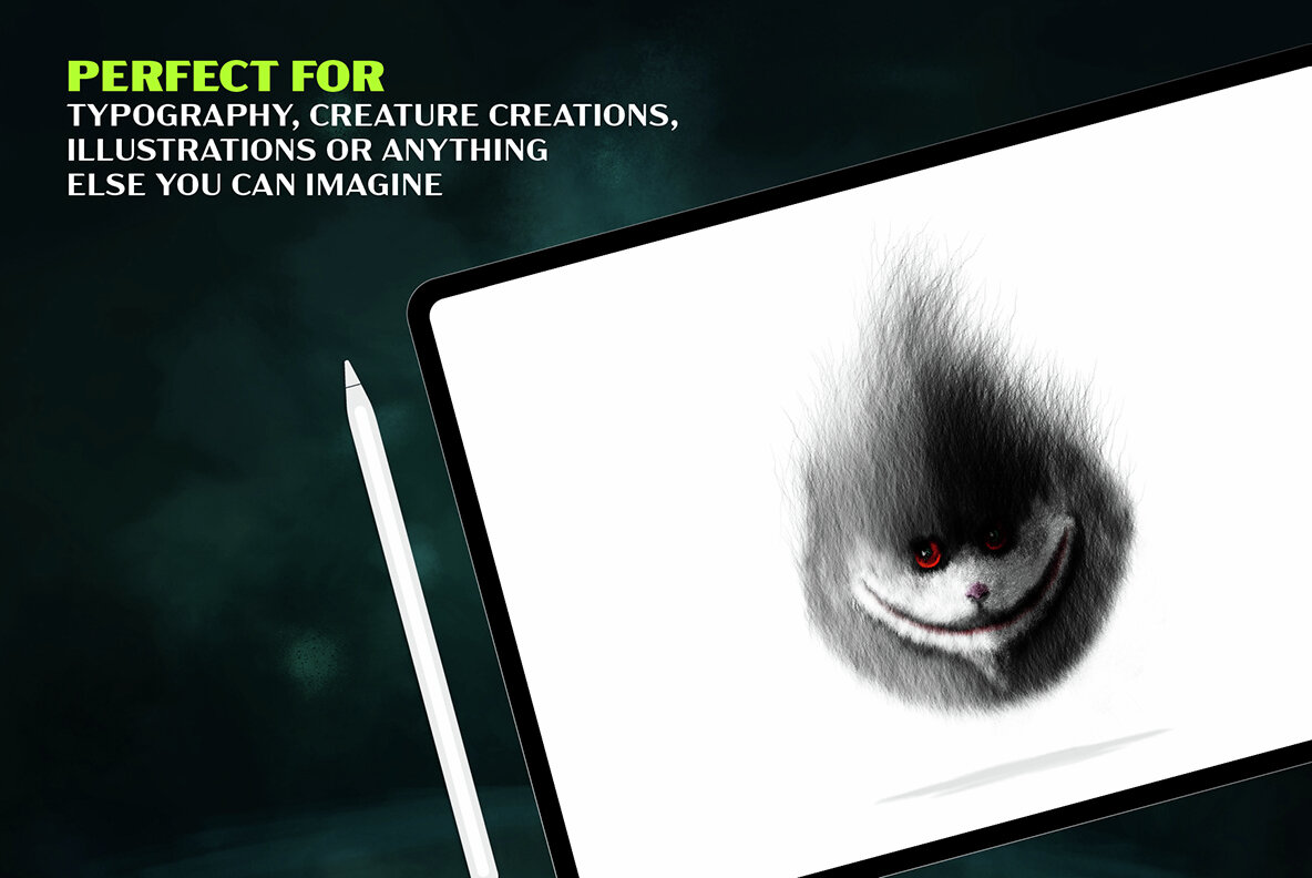 Furry and Hairy Photoshop Brushes 4