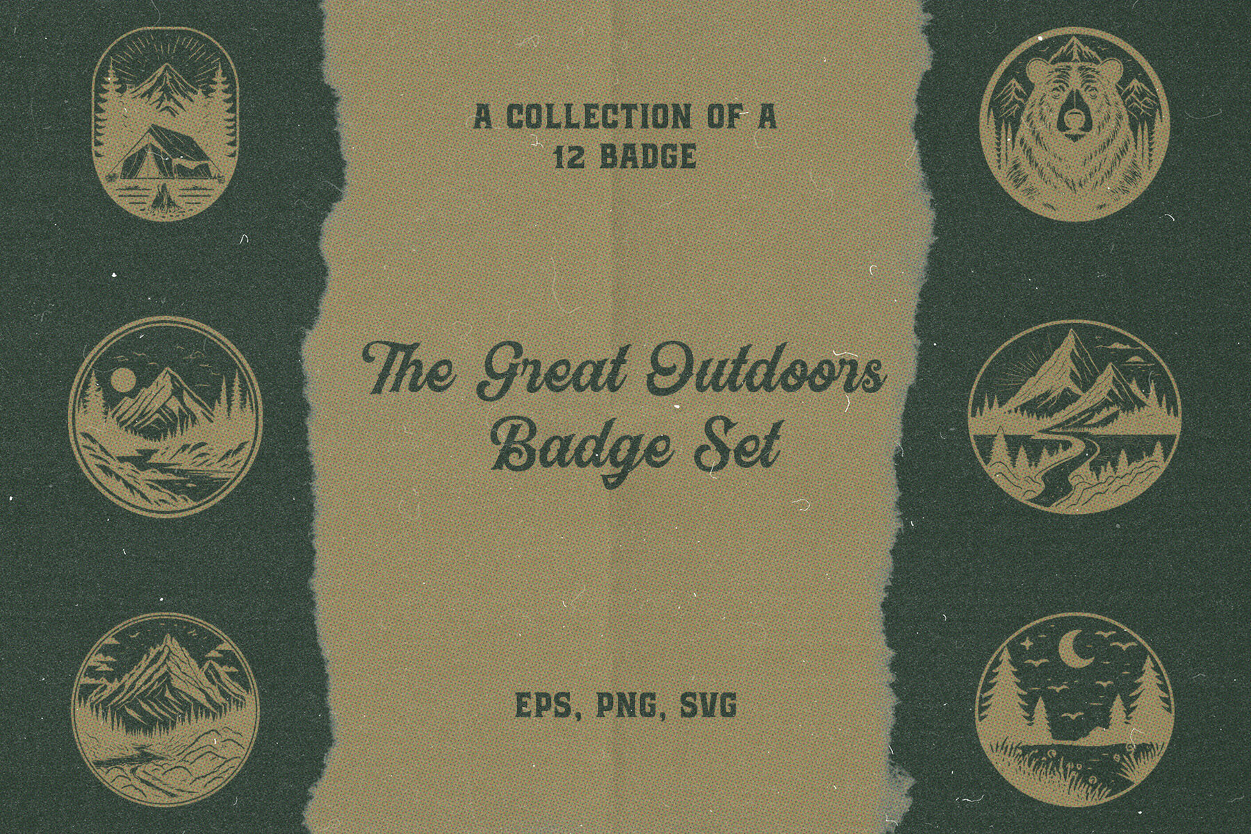 The Great Outdoors Badge Set 1