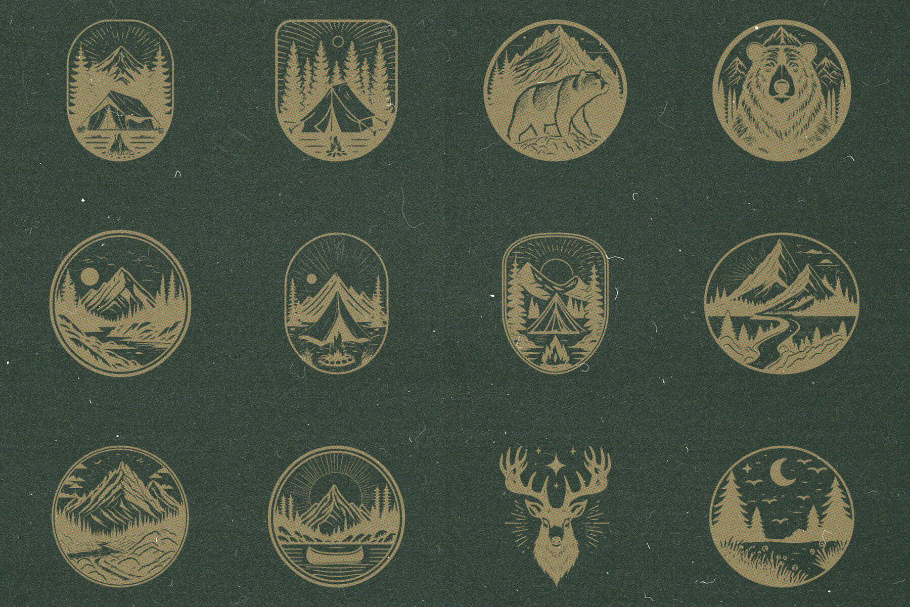 The Great Outdoors Badge Set 2