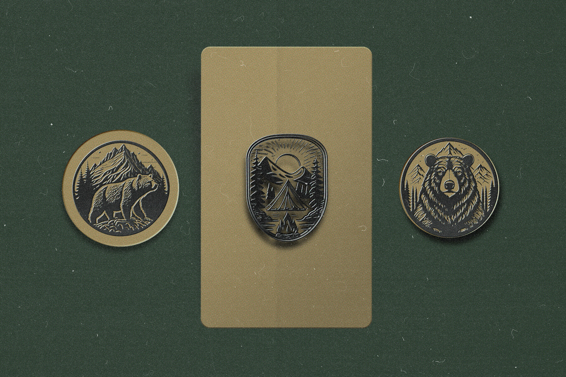 The Great Outdoors Badge Set 6