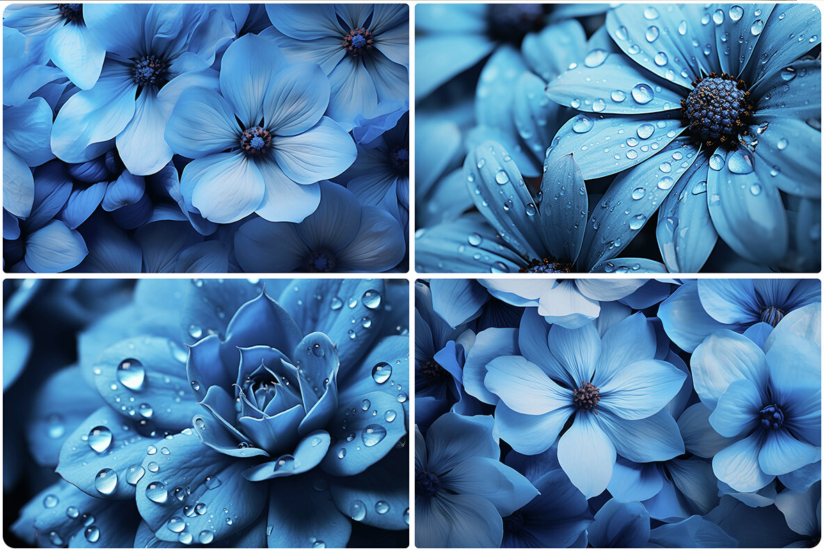 80 Color Flowers Texture Backgrounds 7