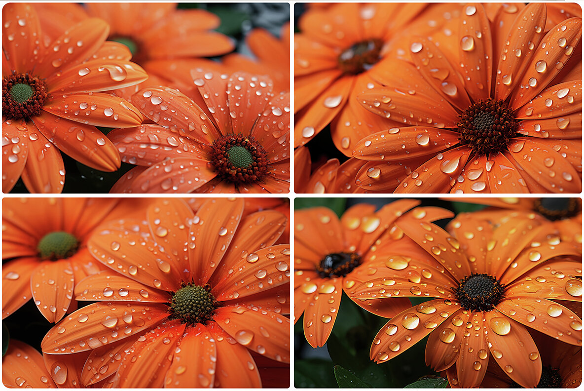 80 Color Flowers Texture Backgrounds 15