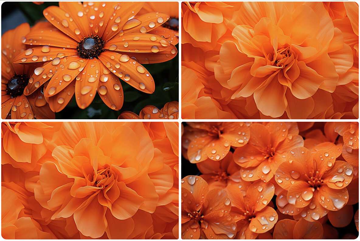 80 Color Flowers Texture Backgrounds 16