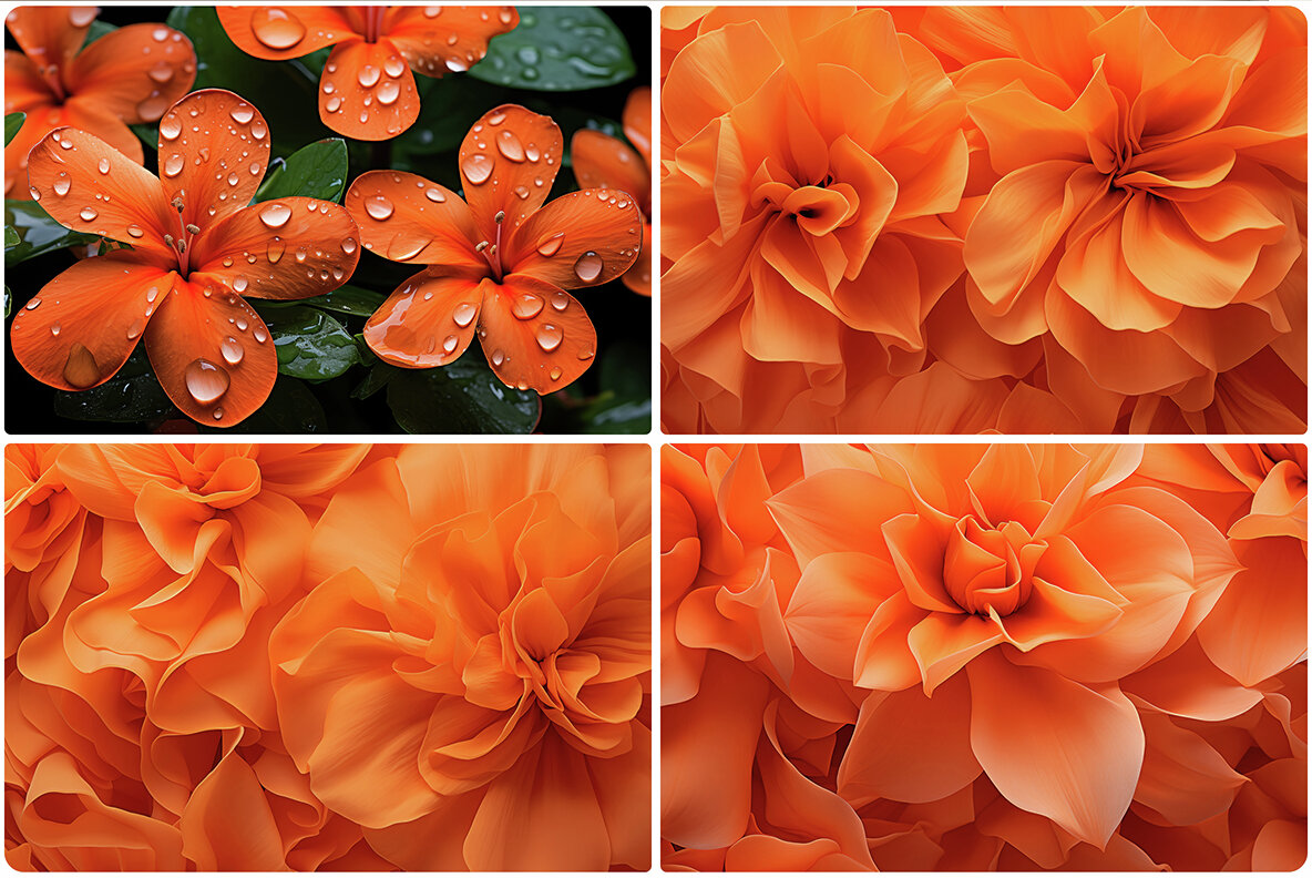 80 Color Flowers Texture Backgrounds 17