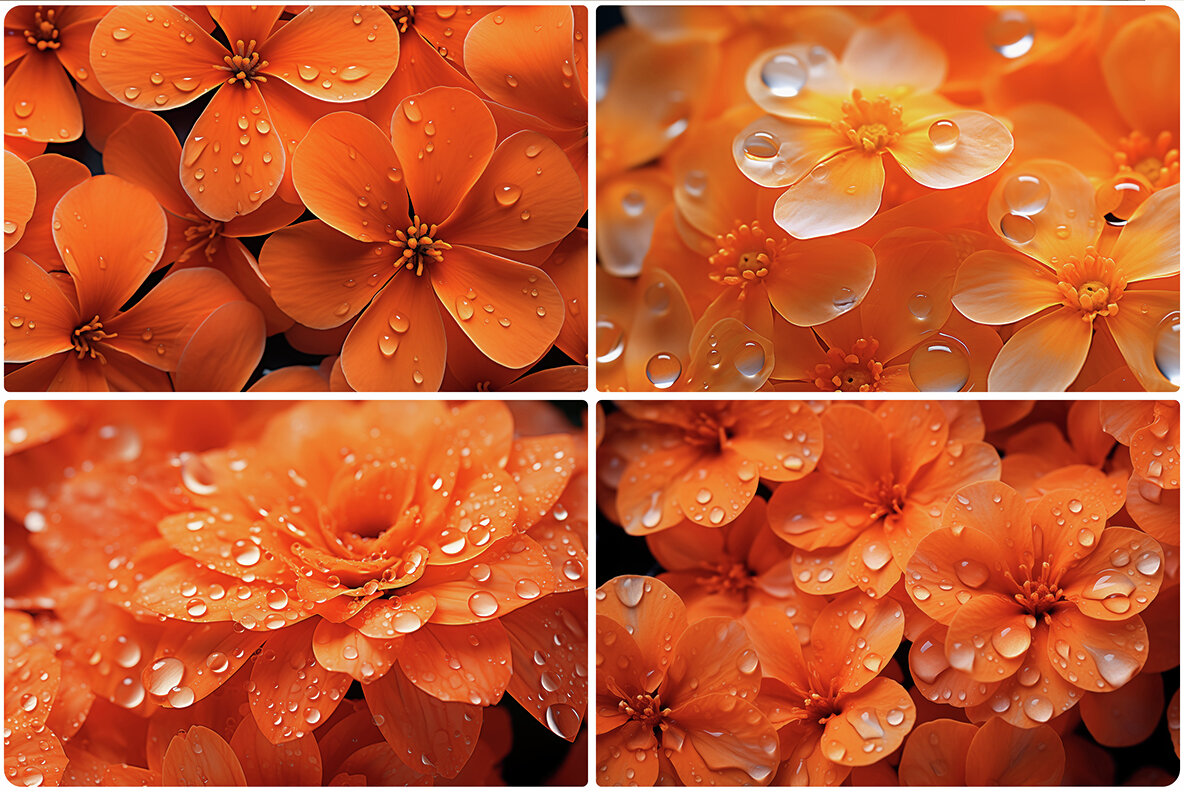 80 Color Flowers Texture Backgrounds 19