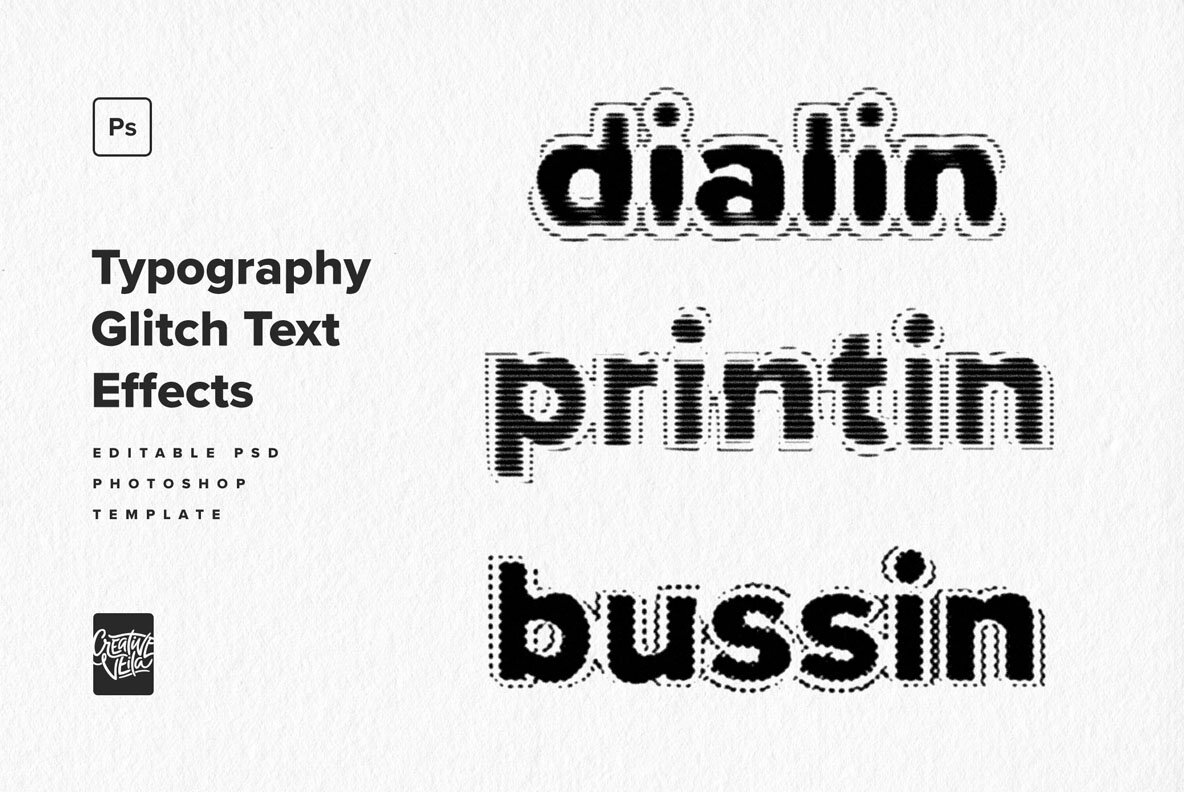 Typography Glitch Text Effects 9