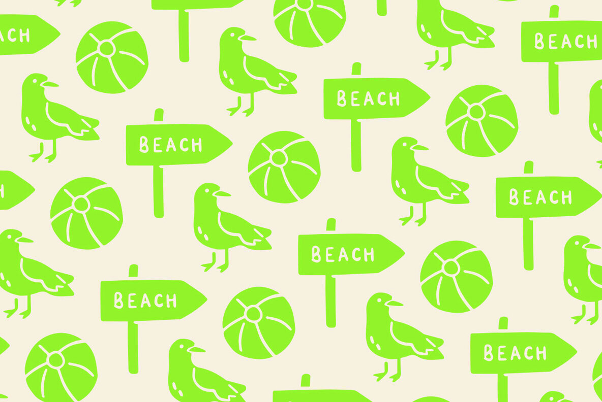 Day at the beach Clipart Bundle 2