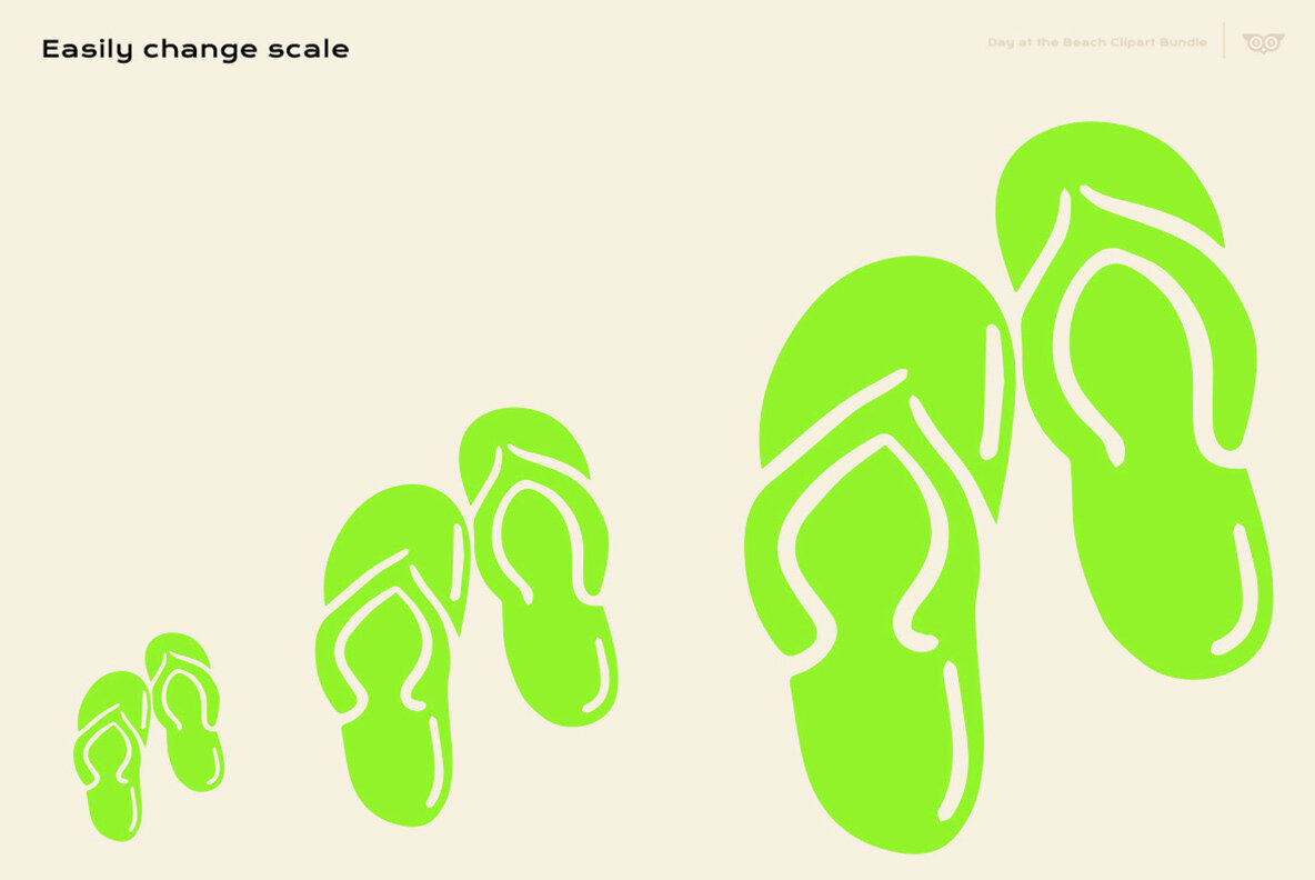 Day at the beach Clipart Bundle 4