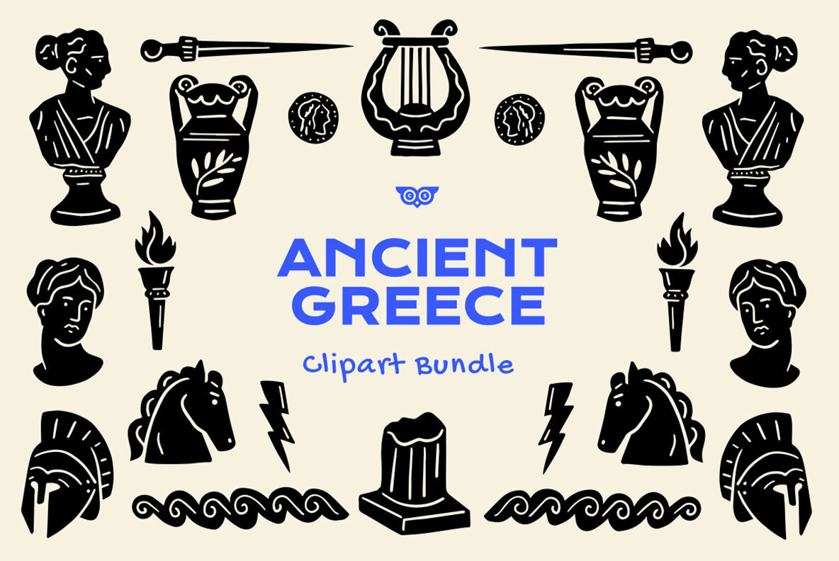 Ancient Greece Clipart Bundle 1