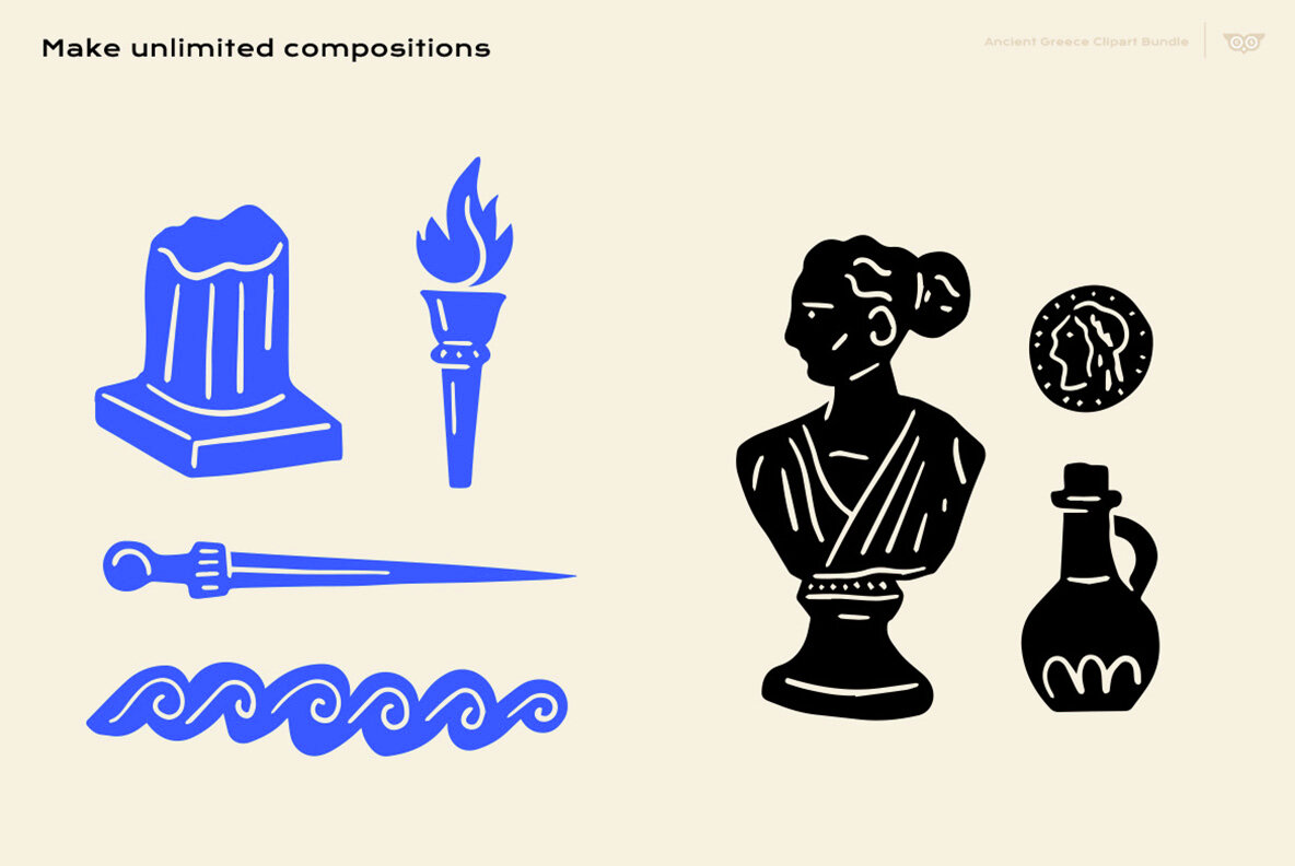 Ancient Greece Clipart Bundle 5
