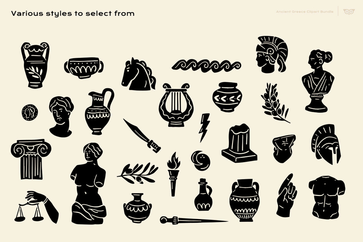 Ancient Greece Clipart Bundle 6