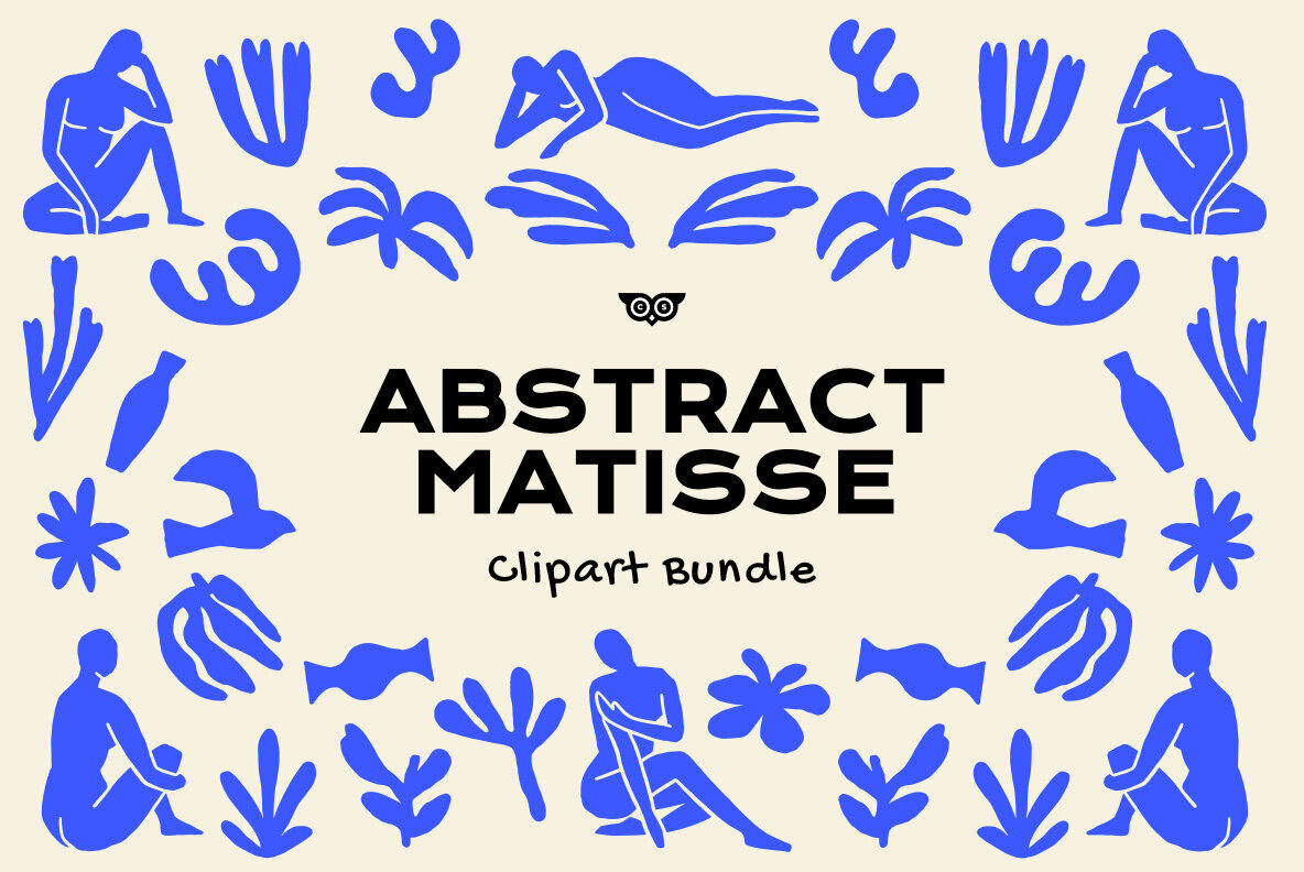 Abstract Matisse Clipart Bundle 1
